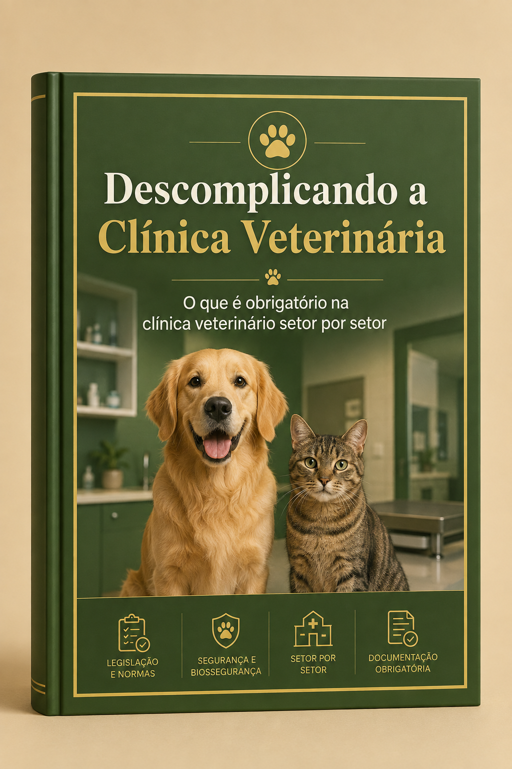 Capa do e-book Descomplicando a Clínica Veterinária